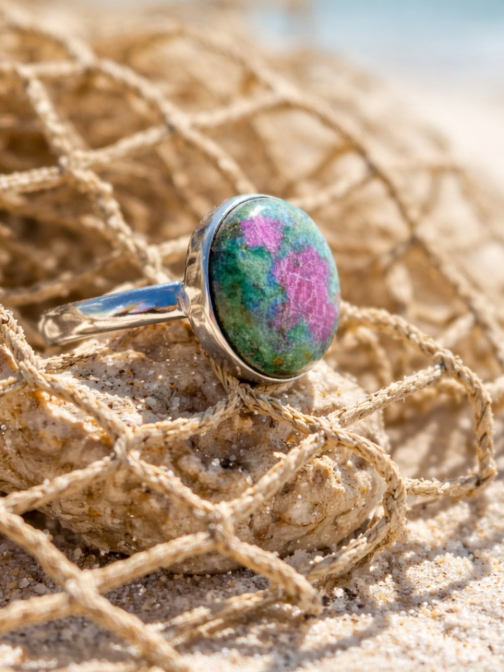 Ruby Zoisite Ring